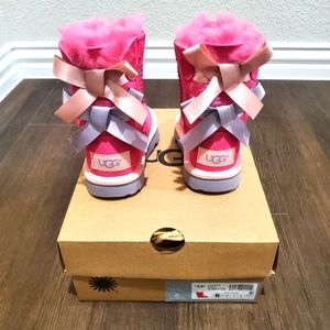 Toddler Ugg Bailey Bow II Pink Size 6